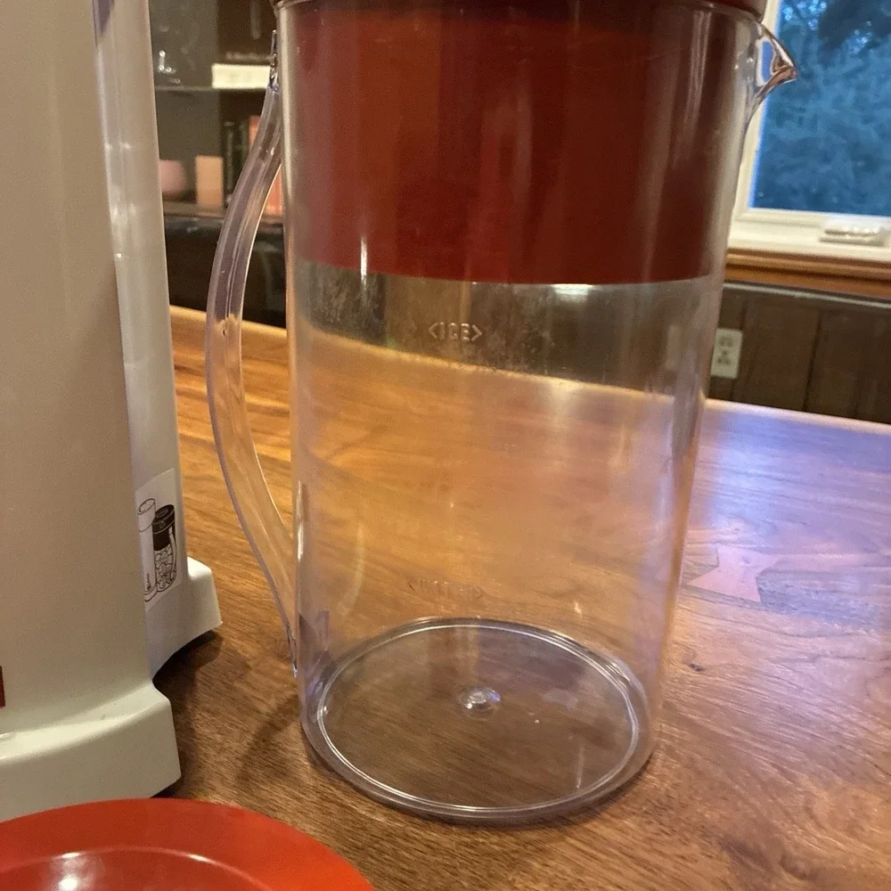 The Original Iced Tea Maker Pot by Mr. Coffee -Model TM1 -Red 2 Qt
